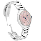 Cartier Ballon Bleu De Cartier Pink Dial Silver Steel Strap Watch for Women - W6920041 Buy Now By Cartier