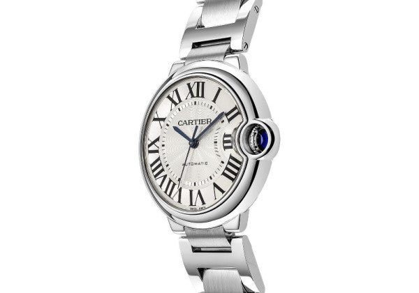 Cartier Ballon Bleu De Cartier Silver Dial Silver Steel Strap Watch for Women - WSBB0048 Buy Now By Cartier