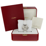 Cartier Ballon Bleu de Cartier Silver Dial White Leather Strap Watch for Women - W6920087 Buy Now By Cartier