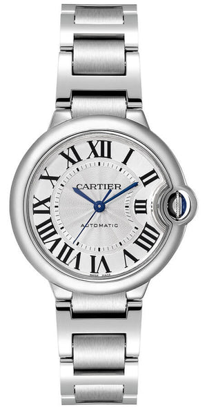 Cartier Ballon Bleu De Cartier Silver Dial Silver Steel Strap Watch for Women - WSBB0044 Buy Now By Cartier