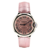 Cartier Ballon Bleu De Cartier Pink Dial Pink Leather Strap Watch for Women - WSBB0007 Buy Now By Cartier
