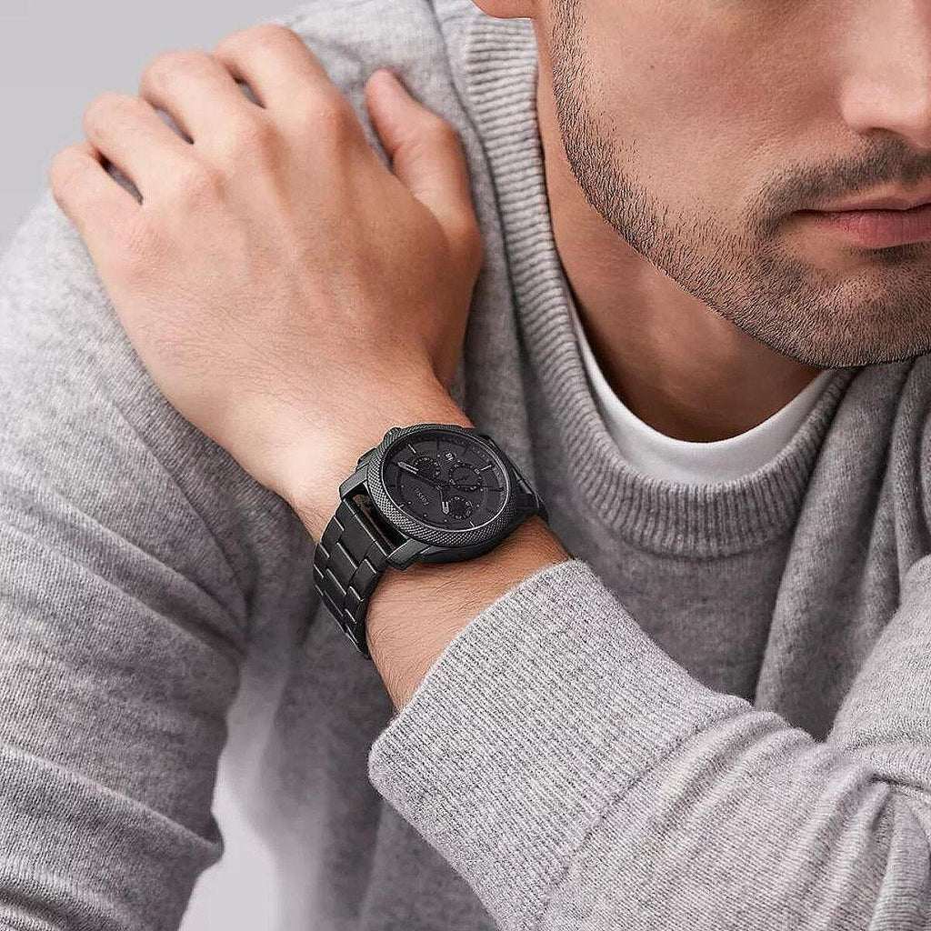 Fossil Brox Multifunction Blue Dial Grey Steel Strap Watch for Men - BQ2798 Buy Now By Fossil