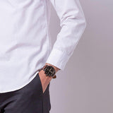 Fossil Brox Multifunction Grey Dial Brown Leather Strap Watch for Men - BQ2800 Buy Now By Fossil