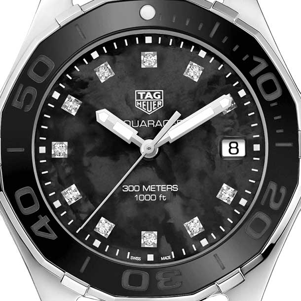 Tag Heuer Aquaracer Black Mother of Pearl Dial Watch for Women - WAY131M.FT6092 Buy Now By Tag Heuer