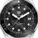 Tag Heuer Aquaracer Quartz Mother of Pearl Black Dial Black NATO Strap Watch for Women - WAY131M.FT6092 Buy Now By Tag Heuer