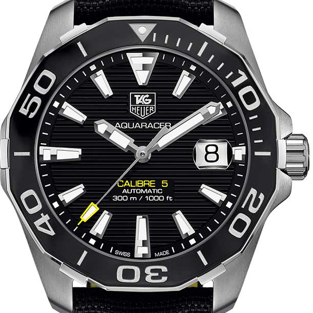Tag Heuer Aquaracer Black Dial Watch for Men - WAY211A.FC6362 Buy Now By Tag Heuer