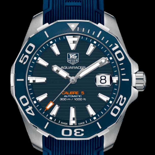 Tag Heuer Aquaracer Blue Dial Watch for Men - WAY211C.FT6155 Buy Now By Tag Heuer