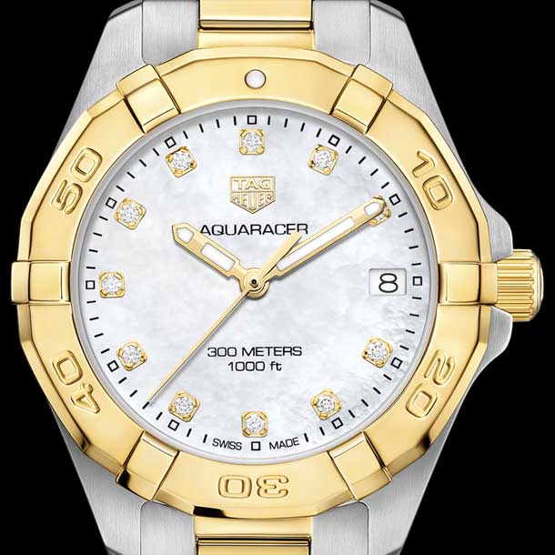 Tag Heuer Aquaracer White Mother of Pearl Dial Watch for Women - WBD1322.BB0320 Buy Now By Tag Heuer