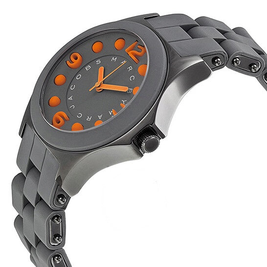 Marc Jacobs Pelly Grey Dial Grey Silicone Strap Watch for Women - MBM2589 Buy Now By Marc Jacobs