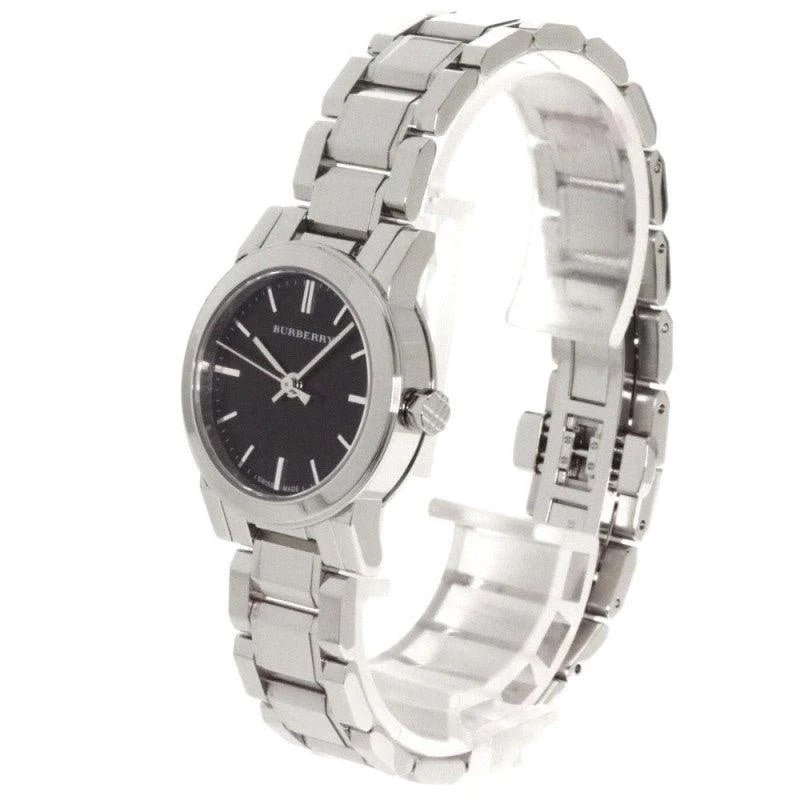 Burberry The City Black Dial Silver Steel Strap Watch for Women - BU9201 Buy Now By Burberry