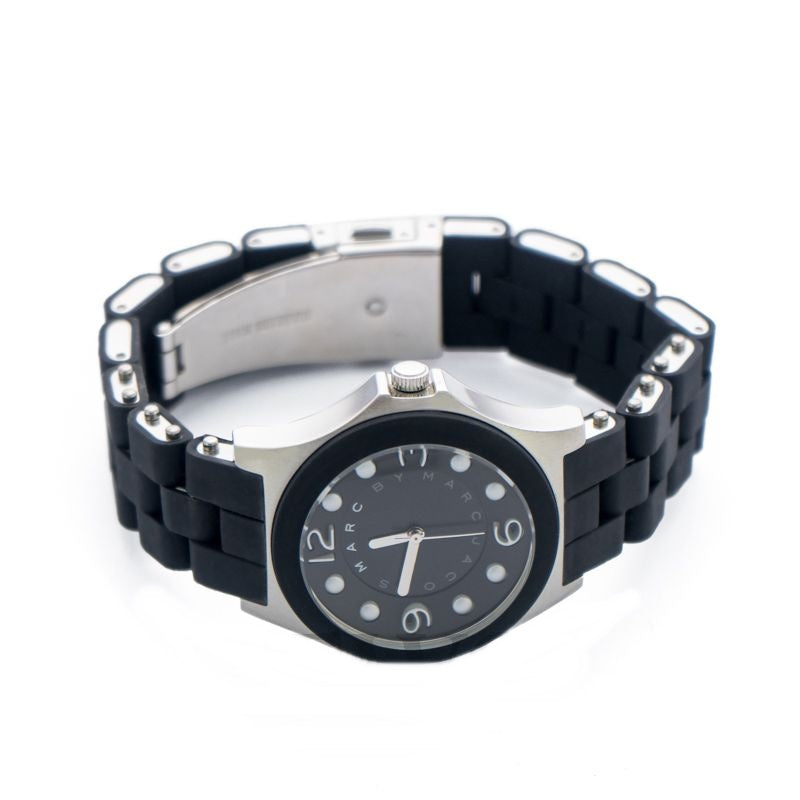 Marc Jacobs Pelly Black Dial Black Silicone Strap Watch for Women - MBM2544 Buy Now By Marc Jacobs