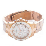 Marc Jacobs Blade Chronograph White Dial Rose Gold Steel Strap Watch for Women - MBM3082 Buy Now By Marc Jacobs