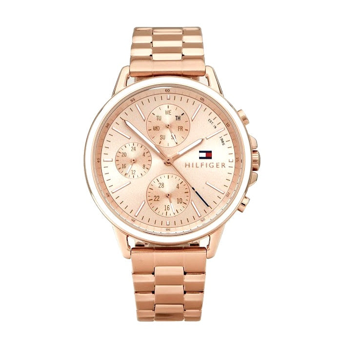 Tommy Hilfiger Carly Rose Gold Dial Rose Gold Steel Strap Watch for Women - 1781788 Buy Now By Tommy Hilfiger