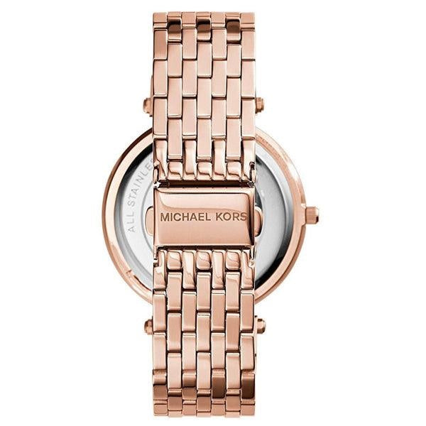 Michael Kors Darci Black Dial Rose Gold Steel Strap Watch for Women - MK3402 Buy Now By Michael Kors