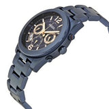 Fossil Perfect Boyfriend Multifunction Blue Dial Blue Steel Strap Watch for Women - ES4093 Buy Now By Fossil