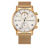 Tommy Hilfiger Kane White Dial Gold Mesh Bracelet Watch for Men - 1710403 Buy Now By Tommy Hilfiger
