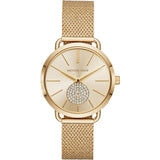 Michael Kors Portia Gold Dial Gold Mesh Bracelet Watch for Women - MK3844 Buy Now By Michael Kors