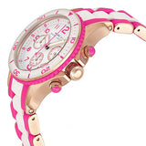 Marc Jacobs Rock Chronograph White Dial Two Tone Silicone Strap Watch for Women - MBM2593 Buy Now By Marc Jacobs