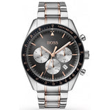 Hugo Boss Trophy Chronograph Grey Dial Silver Steel Strap Watch for Men - 1513634 Buy Now By Hugo Boss