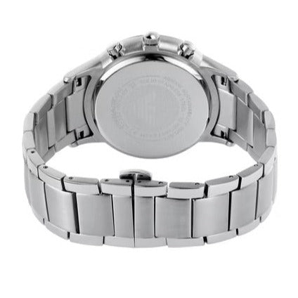 Emporio Armani Renato Chronograph Blue Dial Silver Steel Strap Watch For Men - AR11458 Buy Now By Emporio Armani