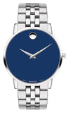 Movado Museum Classic Blue Dial Silver Steel Strap Watch for Men - 0607212 Buy Now By Movado