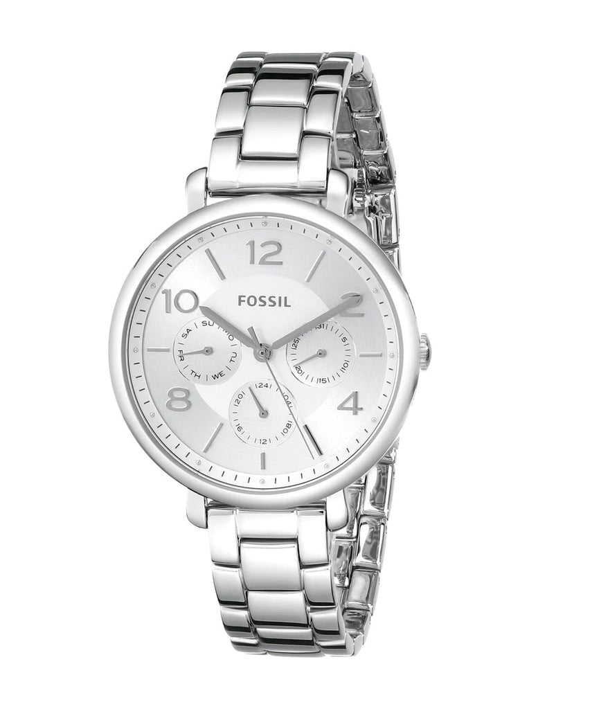 Fossil Jacqueline Silver Dial Silver Steel Strap Watch for Women - ES3664 Buy Now By Fossil