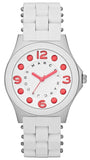 Marc Jacobs Pelly White Dial White Silicone Strap Watch for Women - MBM2588 Buy Now By Marc Jacobs