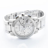 Burberry The City White Dial Silver Steel Strap Watch for Men - BU9750 Buy Now By Burberry