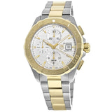 Tag Heuer Aquaracer Caliber 16 Automatic White Dial Two Tone Steel Strap Watch for Men - CAY2121.BB0923 Buy Now By Tag Heuer
