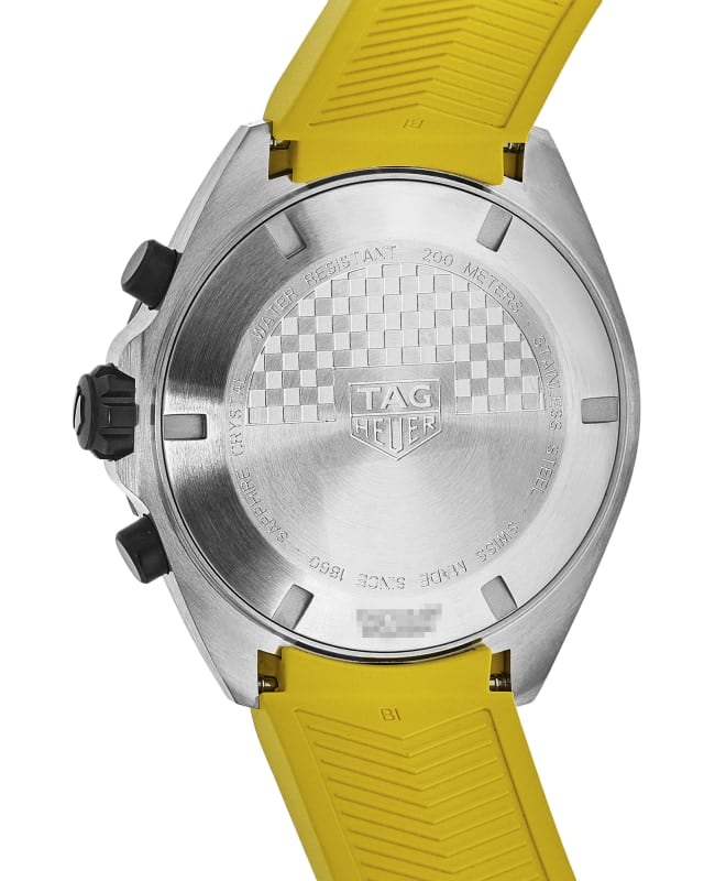 Tag Heuer Formula 1 Chronograph Yellow Dial Yellow Rubber Strap Watch for Men - CAZ101AM.FT8054 Buy Now By Tag Heuer