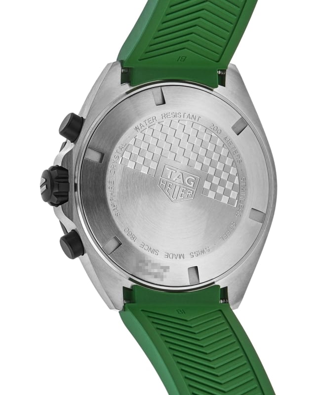 Tag Heuer Formula 1 Chronograph Green Dial Green Rubber Strap Watch for Men - CAZ101AP.FT8056 Buy Now By Tag Heuer