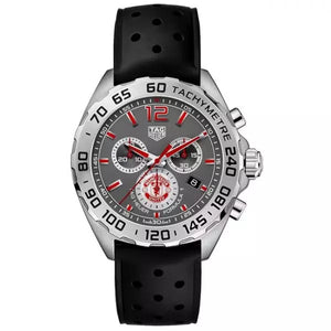 Tag Heuer Formula 1 Manchester United Special Edition Grey Dial Black Silicone Strap Watch for Men - CAZ101M.FT8024 Buy Now By Tag Heuer