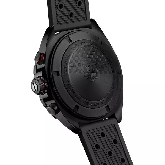 Tag Heuer Formula 1 Automatic Chronograph Black Dial Black Leather Strap Watch for Men - CAZ2011.FT8024 Buy Now By Tag Heuer