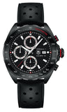 Tag Heuer Formula 1 Automatic Chronograph Black Dial Black Leather Strap Watch for Men - CAZ2011.FT8024 Buy Now By Tag Heuer