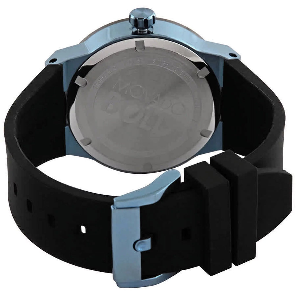 Movado Bold Fusion Black Dial Black Rubber Strap Watch for Men - 3600626 Buy Now By Movado