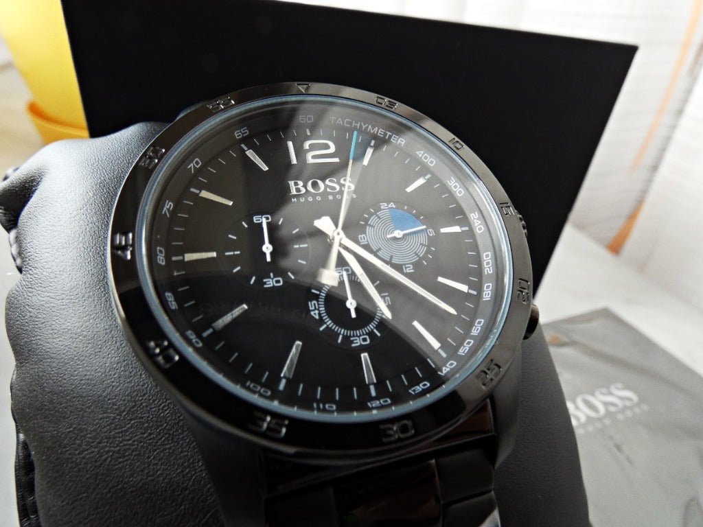 Hugo Boss Professional Black Dial Black Steel Strap Watch for Men - 1513528 Buy Now By Hugo Boss