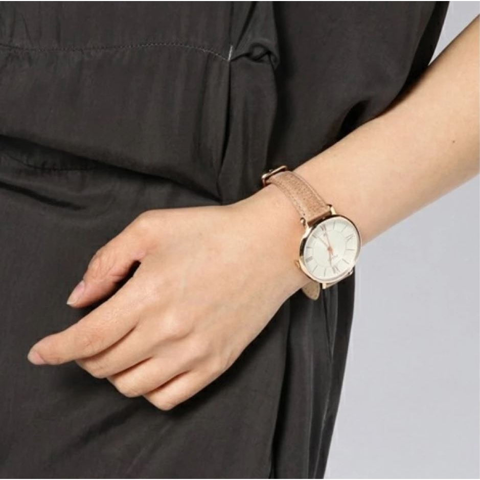 Fossil Jacqueline White Dial Brown Leather Strap Watch for Women - ES3487 Buy Now By Fossil