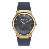 Salvatore Ferragamo Sapphire Blue Dial Blue Rubber Strap Watch for Men - SFHP00220 Buy Now By Salvatore Ferragamo