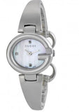 Gucci Guccissima Diamonds Mother of Pearl Dial Silver Steel Strap Watch For Women - YA134504 Buy Now By Gucci