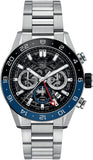 Tag Heuer Carrera Chronograph Blue Dial Silver Steel Strap Watch for Men - CBG2A1Z.BA0658 Buy Now By Tag Heuer