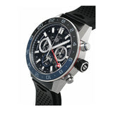Tag Heuer Carrera Automatic Chronograph Steel & Ceramic Black Dial Black Rubber Strap Watch for Men - CBG2A1Z.FT6157 Buy Now By Tag Heuer