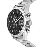 Tag Heuer Carrera Automatic Chronograph Black Dial Silver Steel Strap Watch for Men - CBK2110.BA0715 Buy Now By Tag Heuer