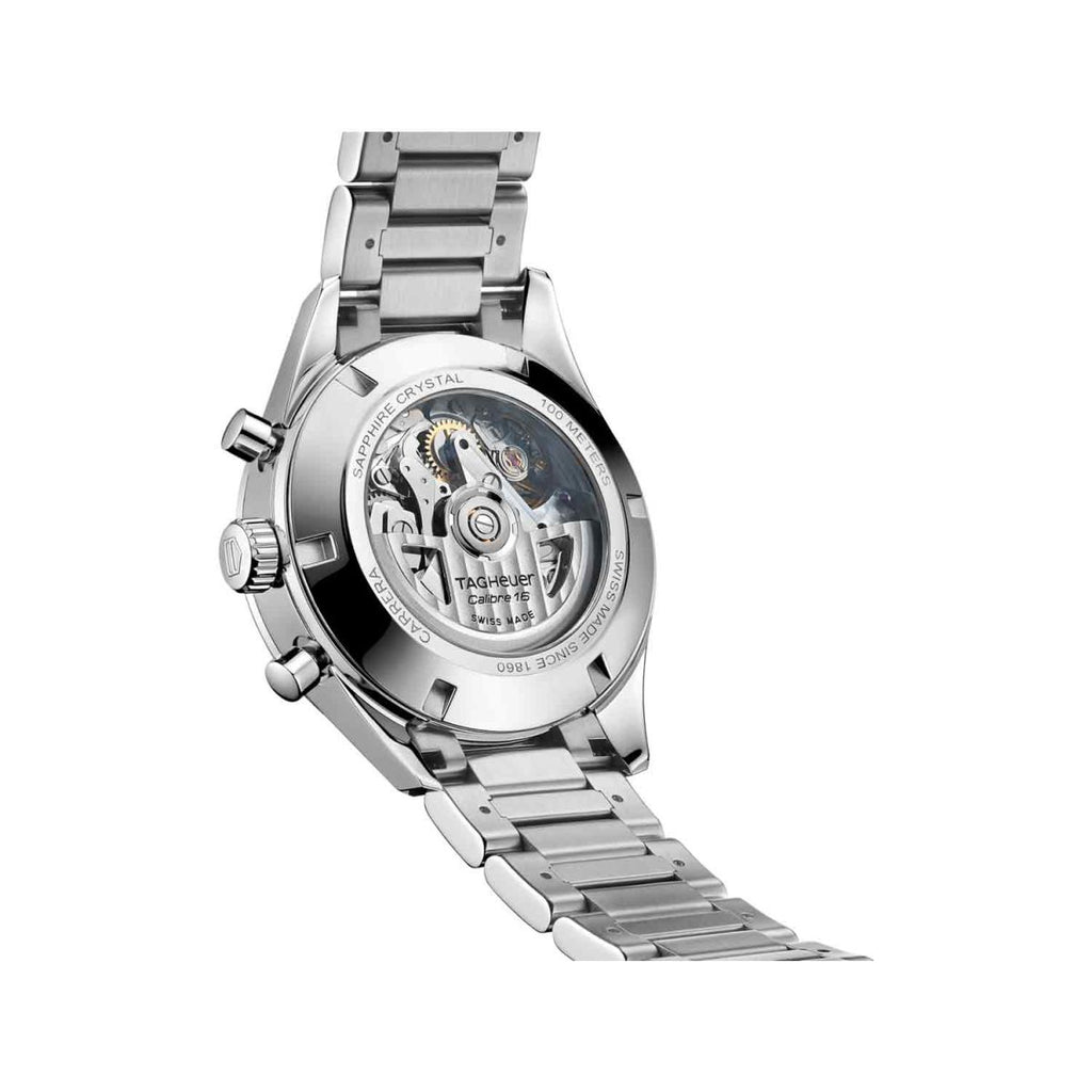 Tag Heuer Carrera Chronograph 41mm Blue Dial Silver Steel Strap Watch for Men - CBK2112.BA0715 Buy Now By Tag Heuer