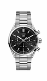 Tag Heuer Carrera Chronograph Black Dial Silver Steel Strap Watch for Men - CBN2010.BA0642 Buy Now By Tag Heuer