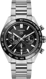 Tag Heuer Carrera Automatic Chronograph Black Dial Silver Steel Strap Watch for Men - CBN2A1B.BA0643 Buy Now By Tag Heuer