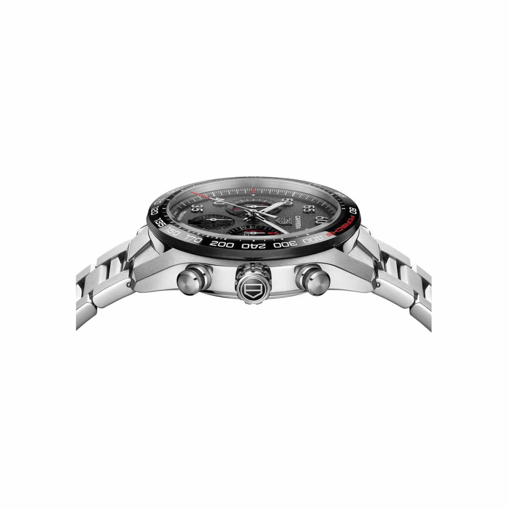 Tag Heuer Carrera Porsche Chronograph Grey Dial Silver Steel Strap Watch for Men - CBN2A1F.BA0643 Buy Now By Tag Heuer