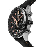 Tag Heuer Carrera Year of The Rabbit Automatic Chronograph Black Dial Black Leather Strap Watch for Men - CBN2A1L.FC6521 Buy Now By Tag Heuer