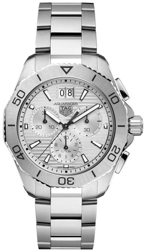 Tag Heuer Aquaracer Professional 200 Date White Dial Silver Steel Strap Watch for Men - CBP1111.BA0627 Buy Now By Tag Heuer