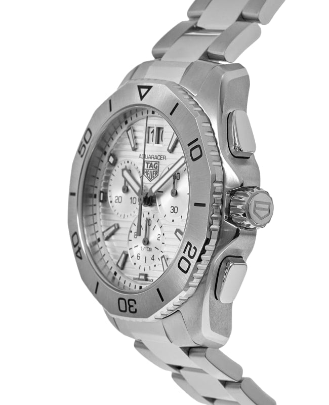 Tag Heuer Aquaracer Professional 200 Date White Dial Silver Steel Strap Watch for Men - CBP1111.BA0627 Buy Now By Tag Heuer