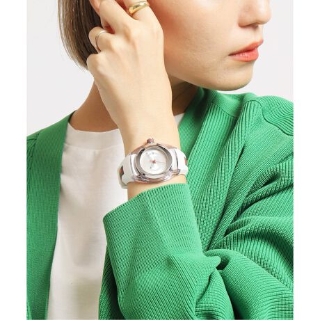 Gucci Sync Quartz White Dial White Rubber Strap Unisex Watch - YA137302 Buy Now By Gucci